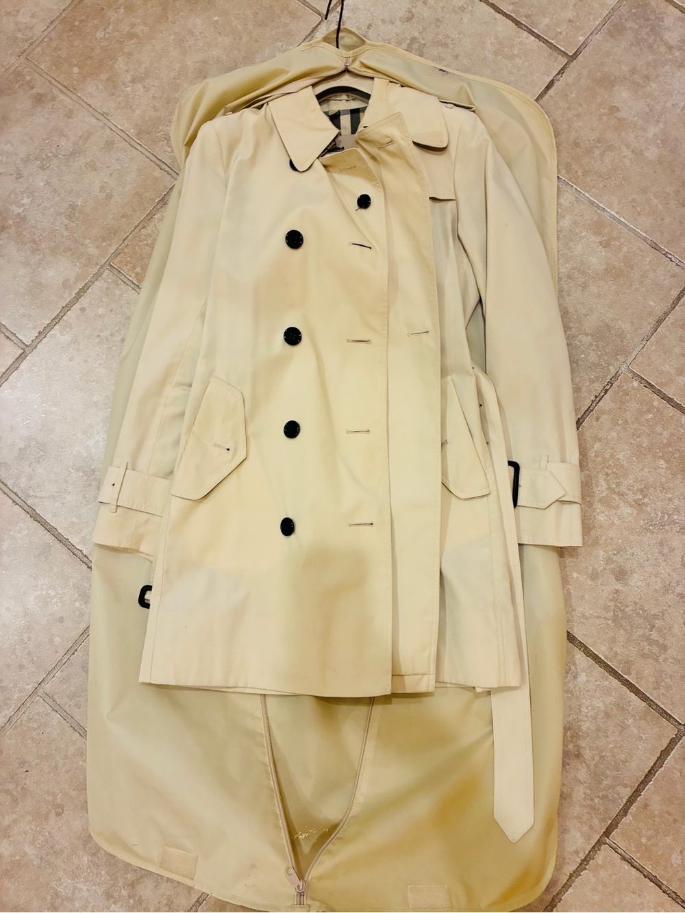 Burberry fitted classic slim fit, original trenchcoat